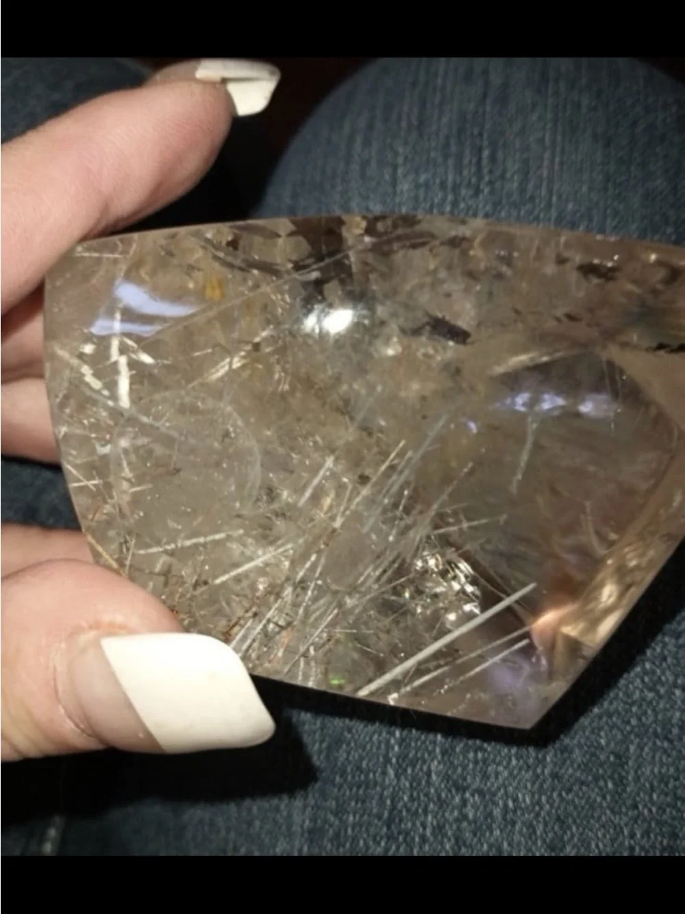 Rutilated Quartz Crystal